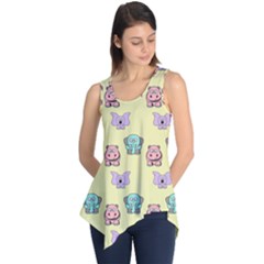 Animals Pastel Children Colorful Sleeveless Tunic by HermanTelo