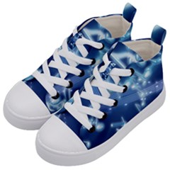 Music Sound Musical Love Melody Kids  Mid-top Canvas Sneakers by HermanTelo