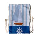 Yacht Boat Nautical Ship Drawstring Bag (Small) View1