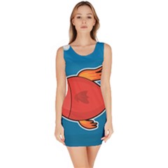 Sketch Nature Water Fish Cute Bodycon Dress by HermanTelo