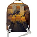 Sunset Reflection Birds Clouds Sky Double Compartment Backpack View3