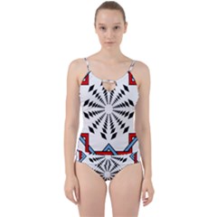 Star Illusion Mandala Cut Out Top Tankini Set by HermanTelo