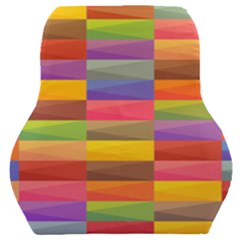 Abstract Background Geometric Car Seat Back Cushion  by Mariart