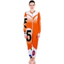 Billiard Ball Ball Game Pink Orange OnePiece Jumpsuit (Ladies)  View1