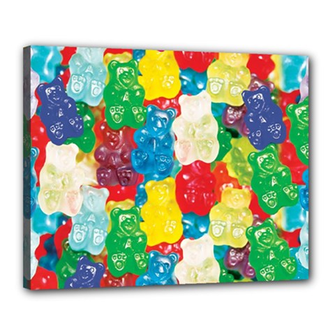 Gummy Bear Canvas 20  X 16  (stretched) by TheAmericanDream