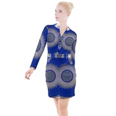 Vienna Central Cemetery Button Long Sleeve Dress by Nexatart