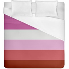 Lesbian Pride Flag Duvet Cover (king Size) by lgbtnation