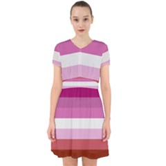 Lesbian Pride Flag Adorable In Chiffon Dress by lgbtnation