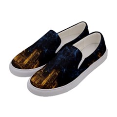 Architecture Buildings City Women s Canvas Slip Ons by Pakrebo