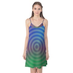 Blue Green Abstract Background Camis Nightgown by HermanTelo