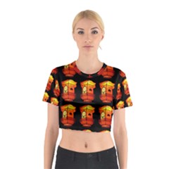 Paper Lantern Chinese Celebration Cotton Crop Top by HermanTelo