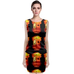 Paper Lantern Chinese Celebration Classic Sleeveless Midi Dress by HermanTelo