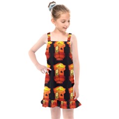 Paper Lantern Chinese Celebration Kids  Overall Dress by HermanTelo