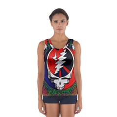 Grateful Dead Sport Tank Top  by Sapixe