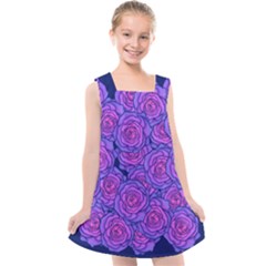 Roses Kids  Cross Back Dress by BubbSnugg