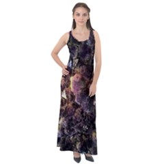 Amethyst Sleeveless Velour Maxi Dress by WensdaiAmbrose