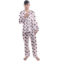 Pink Eyes Men s Satin Pajamas Long Pants Set by snowwhitegirl