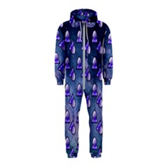 Kawaii Space Rocket Pattern Hooded Jumpsuit (kids) by snowwhitegirl