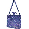 Kawaii Space Rocket Pattern Square Shoulder Tote Bag View1