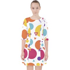 Background Polka Dot Pocket Dress by HermanTelo