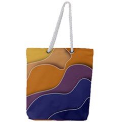 Autumn Waves Full Print Rope Handle Tote (large) by HermanTelo