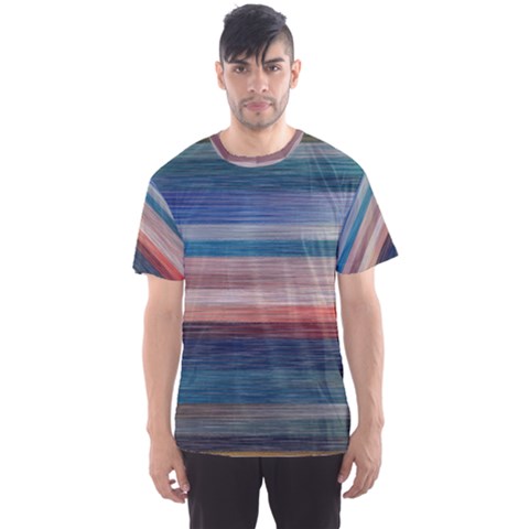 Background Horizontal Lines Men s Sports Mesh Tee by HermanTelo