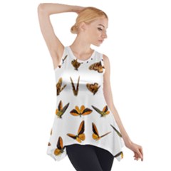 Butterflies Insect Swarm Side Drop Tank Tunic by HermanTelo