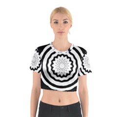 Mandala Cotton Crop Top by HermanTelo