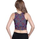 Kaleidoscope Triangle Curved Racer Back Crop Top View2