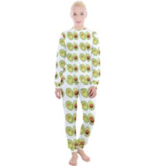 Pattern Avocado Green Fruit Women s Lounge Set by HermanTelo