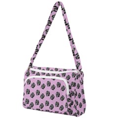 Girl Face Lilac Front Pocket Crossbody Bag by snowwhitegirl