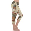 Egyptian Architecture Column Capri Yoga Leggings View3