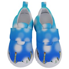 Sea Underwater Life Fish Kids  Velcro No Lace Shoes by HermanTelo