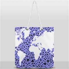 Sea Ocean Underwater Full Print Rope Handle Tote (large) by HermanTelo