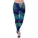 Sea Coral Stained Glass Velvet Leggings View1