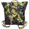 April Pansies Buckle Up Backpack View3