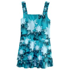 Stars Christmas Ice 3d Kids  Layered Skirt Swimsuit by HermanTelo