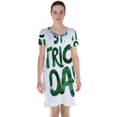 St Patrick s Day Short Sleeve Nightdress by HermanTelo