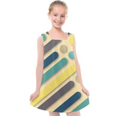 Vintage Desktop Color Kids  Cross Back Dress by HermanTelo