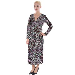 Stained Glass Velvet Maxi Wrap Dress by Mariart