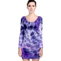 Abstract Space Long Sleeve Bodycon Dress View1