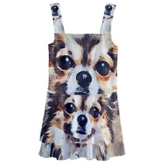 Chihuahua Dog Cute Pets Small Kids  Layered Skirt Swimsuit by Pakrebo