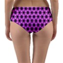 Background Wallpaper Pattern Pink Black Reversible Mid-Waist Bikini Bottoms View2