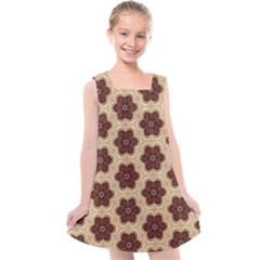 Pattern Sequence Motif Design Plan Kids  Cross Back Dress by Pakrebo