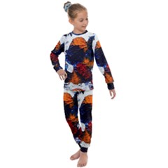 Falling Leaves Kids  Long Sleeve Set  by WILLBIRDWELL