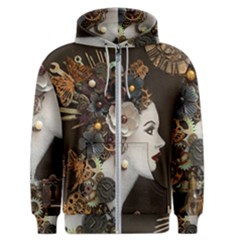 Mechanical Beauty  Men s Zipper Hoodie by CKArtCreations