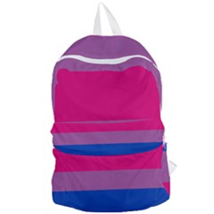 Bisexual Pride Flag Bi Lgbtq Flag Foldable Lightweight Backpack by lgbtnation