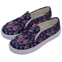 Planted A Rose Kids  Canvas Slip Ons by WensdaiAmbrose