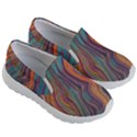 Colorful sketch Kids  Lightweight Slip Ons View3