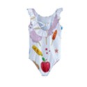 Summer Fair Food Goldfish Kids  Frill Swimsuit View2